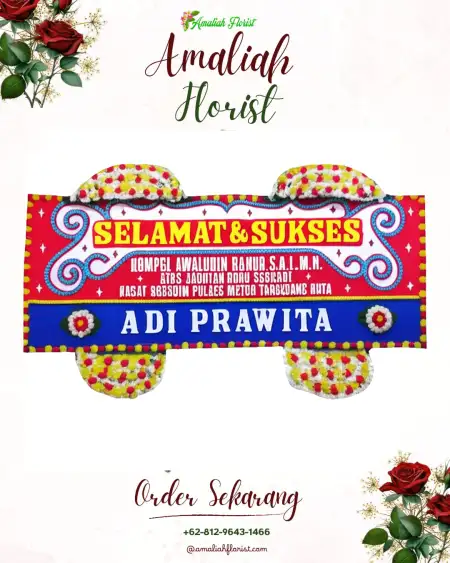 Papan Bunga Ucapan Selamat Mulyamekar